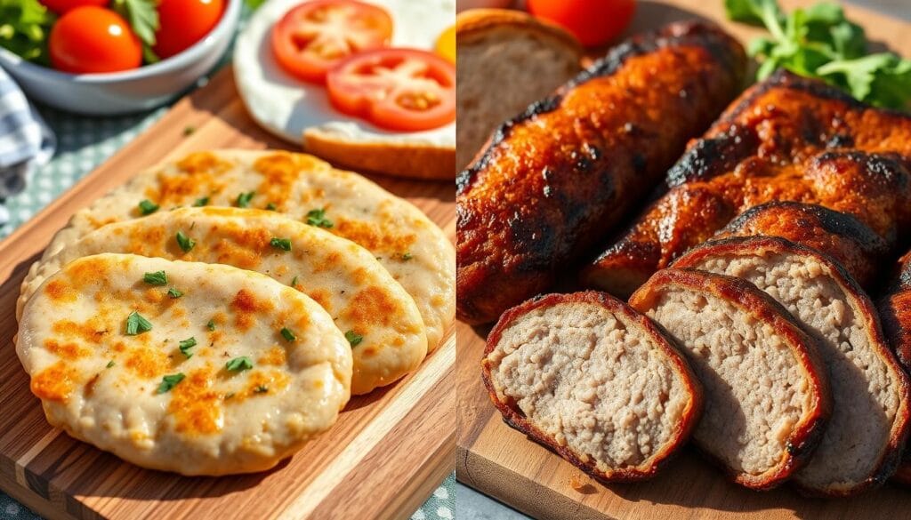 Chicken sausage vs pork sausage