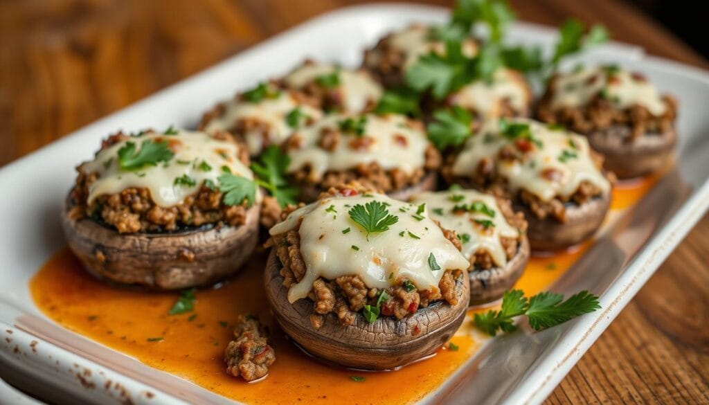 Italian stuffed mushrooms