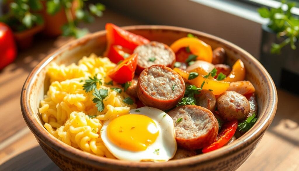 Trader Joe's Chicken Sausage Breakfast Bowl