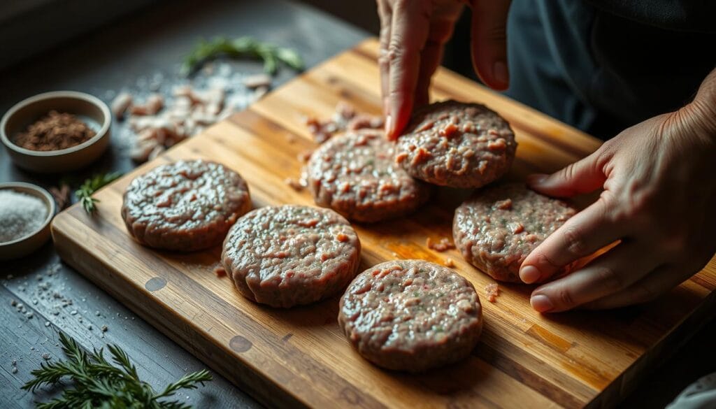 forming sausage patties