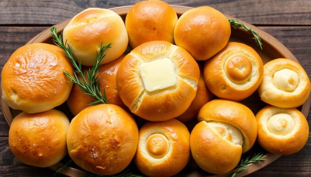 Shaped dinner rolls