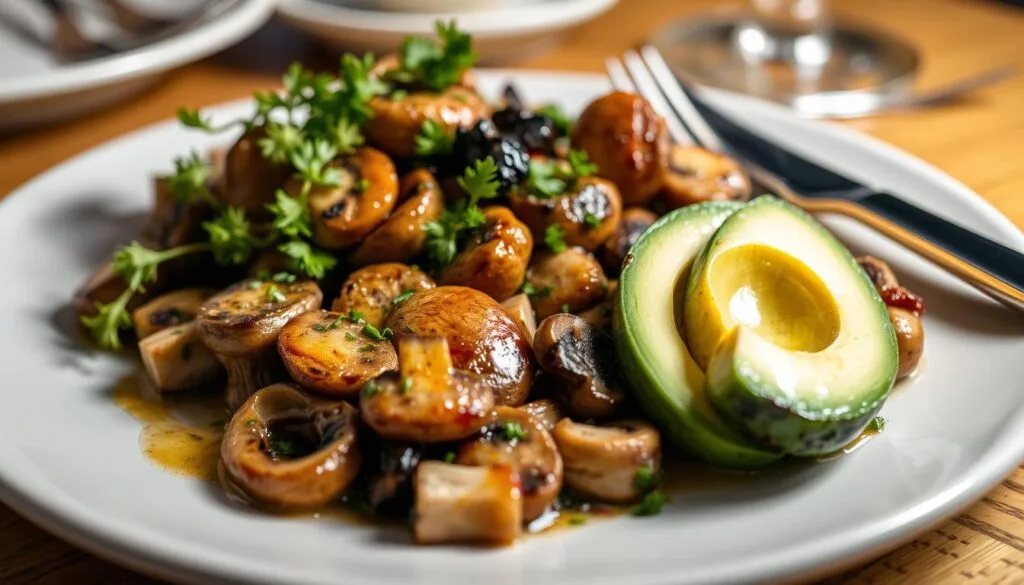 dinner recipes with mushrooms and avocado recipe