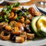 dinner recipes with mushrooms and avocado recipe